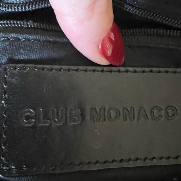 Club Monaco Black Suede Tote - Picture 10 of 10
